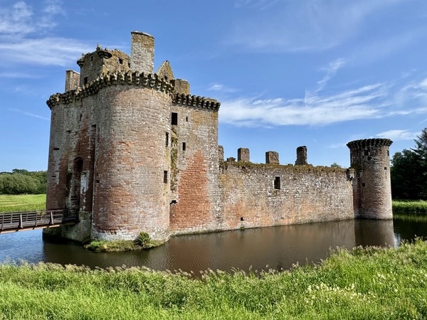 Caerlaverock Castle in Dumfries and Galloway
