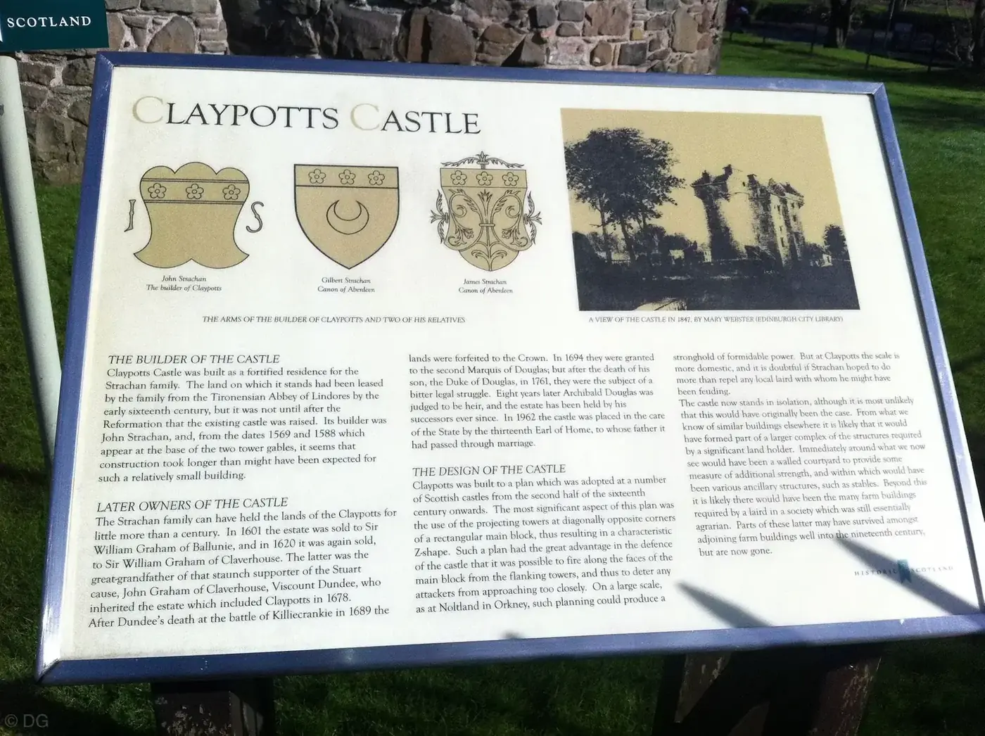 Claypotts Castle · Dundee und Angus