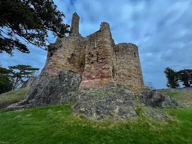 Dirleton Castle in East Lothian