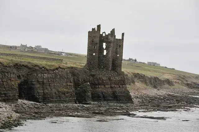 Keiss Castle in Caithness