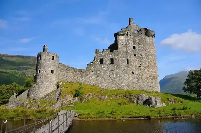 Kilchurn Castle in Loch Awe