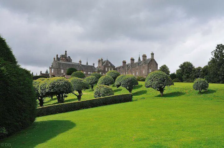 Drummond Castle · fotografía original 2